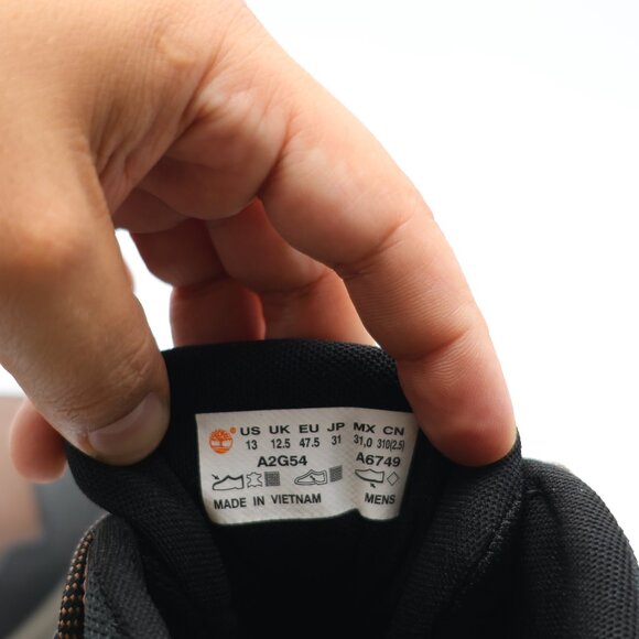 Timberland Lincoln Peak Hiking Trail Boots Men's Size 13 Brown Mid Waterproof - Picture 3 of 10